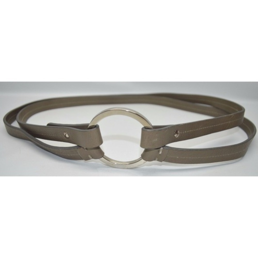Agnona Gray Leather Ring‎ Detachable Replacement Strap